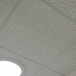 Budget suspended Ceiling Tile #506 USG Fissured